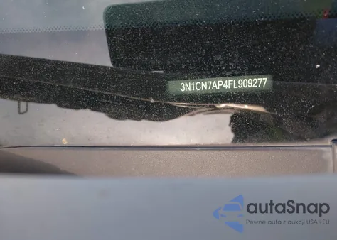 2015 Nissan Versa 1.6 S/1.6 S+/1.6 Sl/1.6 Sv z USA, uszkodzony, nr VIN 3N1CN7AP4FL909277